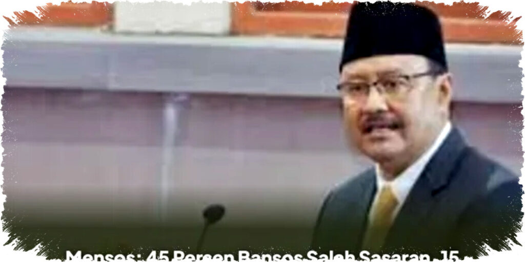 Mensos Ungkap 45% Bansos Salah Sasaran, 15 Juta Penerima PBI JK Ternyata Warga Mampu