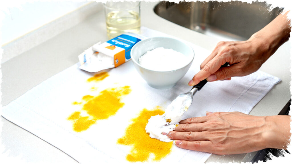Cara Ampuh Mencuci Serbet Dapur Terkena Kunyit, Hilangkan Noda Kuning Membandel!