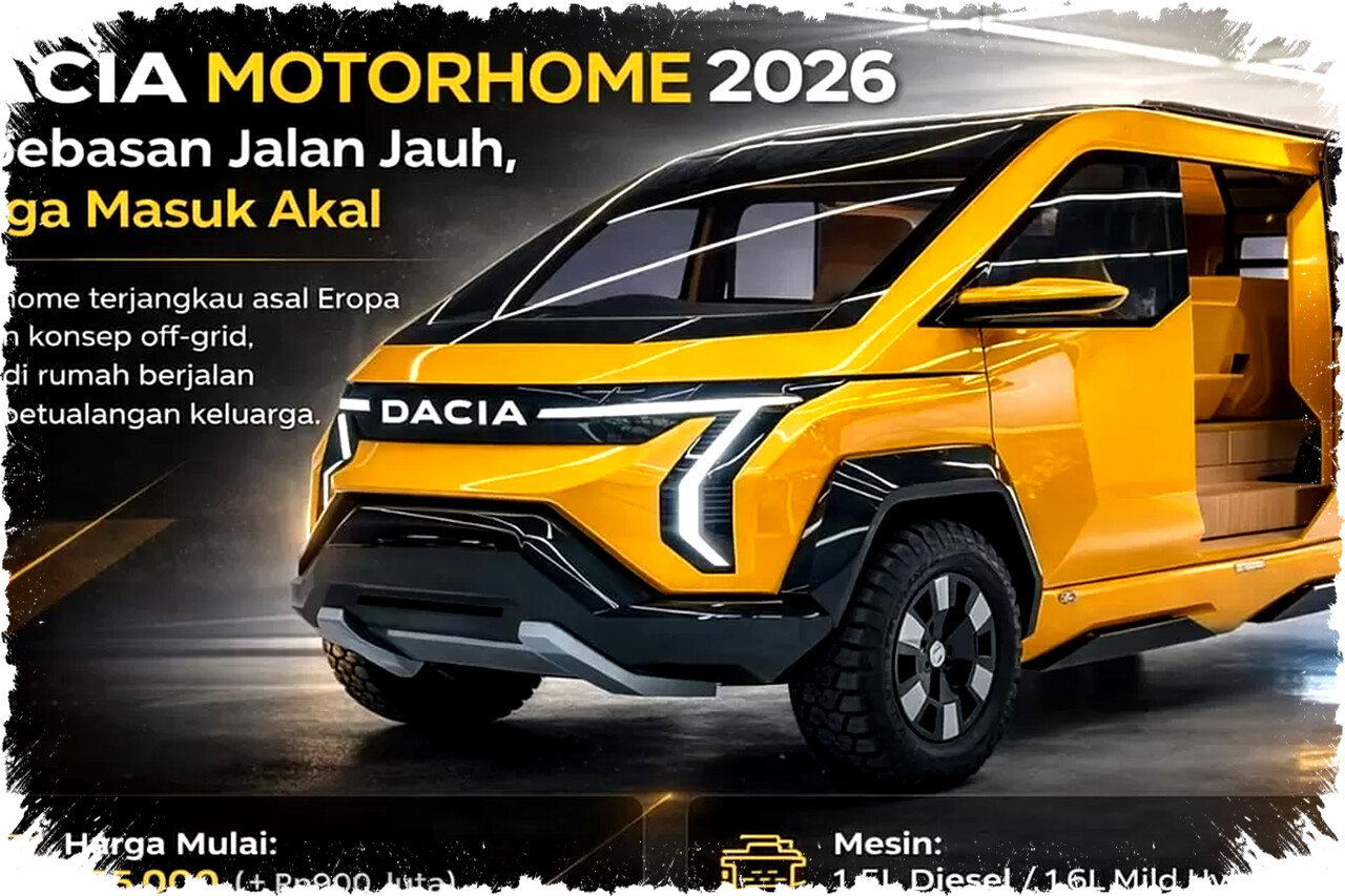 Dacia Motorhome 2026: Motorhome Terjangkau dengan Desain Fungsional dan Kebebasan Hidup Mandiri