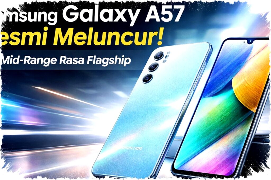 Samsung Galaxy A57 Resmi Meluncur: HP Mid-Range dengan Performa Flagship & Kamera 50MP OIS!