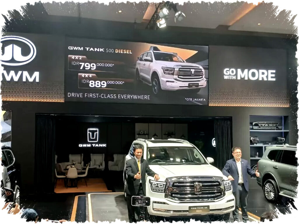 GWM Hadirkan Tank 500 Diesel di IIMS 2026, SUV Mewah Tangguh dengan Mesin Turbo 2.4L