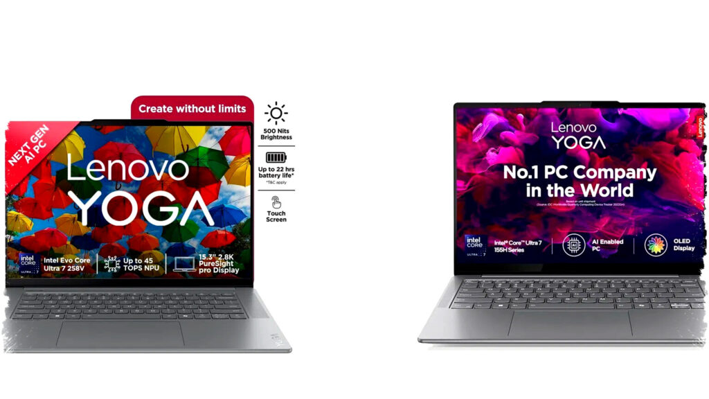 Lenovo Yoga Slim 7 Aura Edition vs Slim 7: Pilih Laptop dengan Performa GPU lebih Baik dan Baterai Tahan Lama