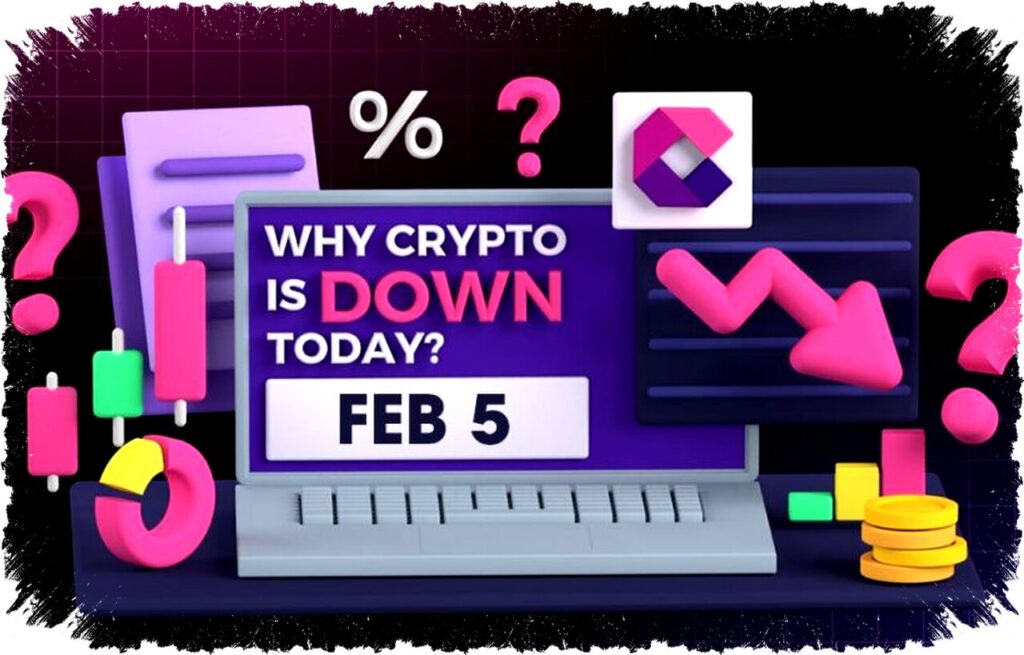 Mengapa Pasar Crypto Turun 6,4% Hari Ini? Analisis Harga BTC & ETH 5 Februari 2026