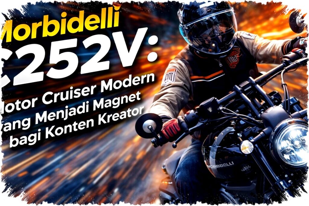 Morbidelli C252V: Motor Cruiser Modern Dengan Desain Kamera-Friendly Pilihan Konten Kreator