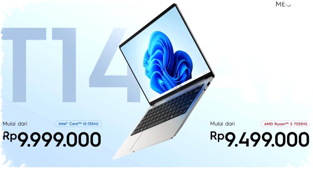 TECNO MEGABOOK T14 Air Resmi Meluncur: Laptop 999 Gram dengan Performa AI Tangguh & Portabilitas Maksimal