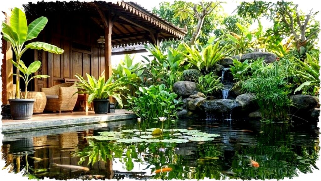 8 Model Kolam Ikan Teras Rumah Anti Bau, Bebas Aroma Amis dan Air Tetap Jernih