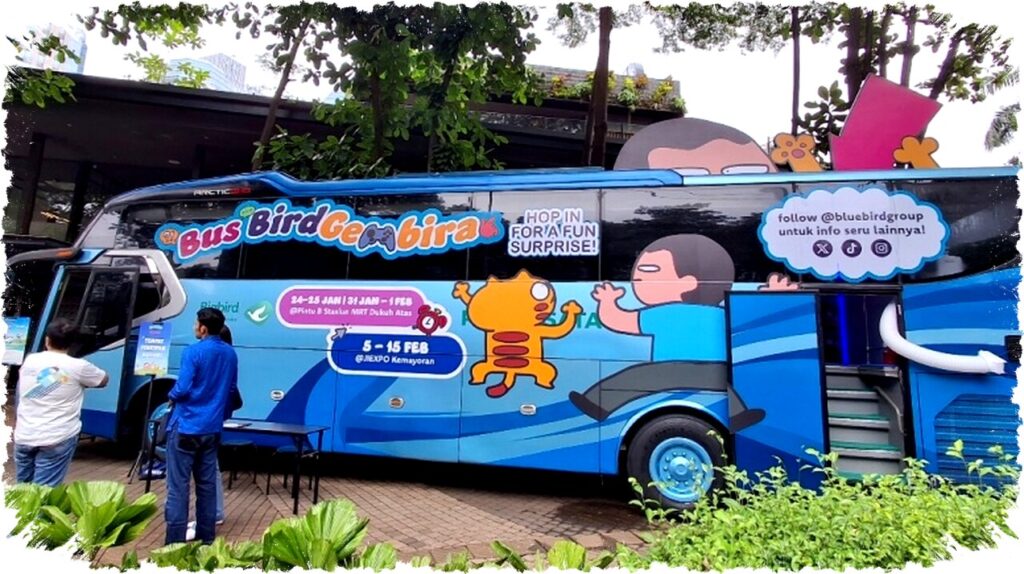 Bluebird & Tahilalats Hadirkan Bus BirdGembira, Ruang Bermain Interaktif Bergerak di Tengah Kota