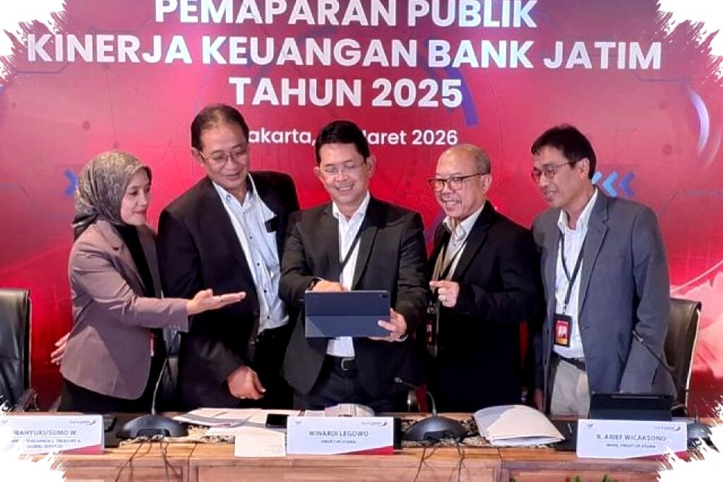 Laba Bank Jatim Tembus Rp1,54 Triliun, Kredit Dan Dana Murah Ikut Menguat