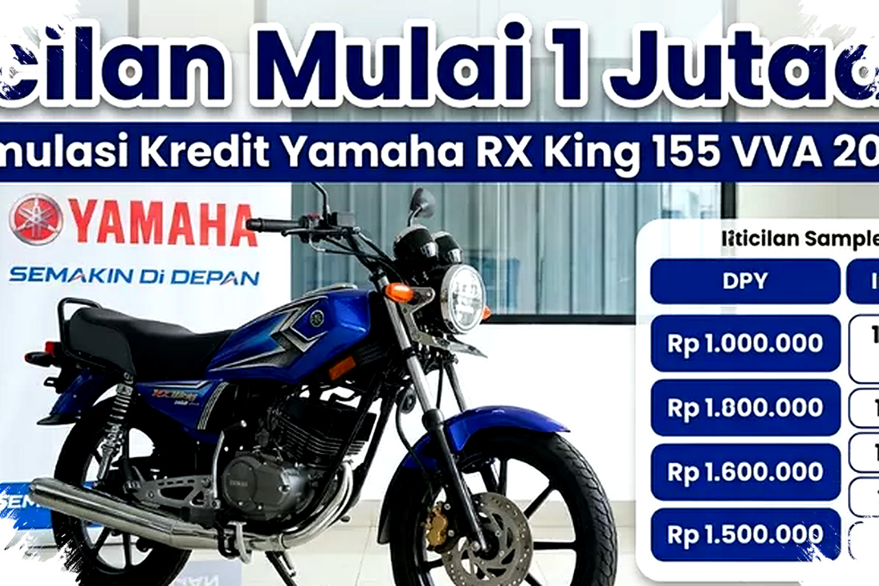 Cicilan Mulai 1 Jutaan, Simulasi Kredit Yamaha RX King 155 VVA 2026 yang Bikin Kalkulasi Ulang