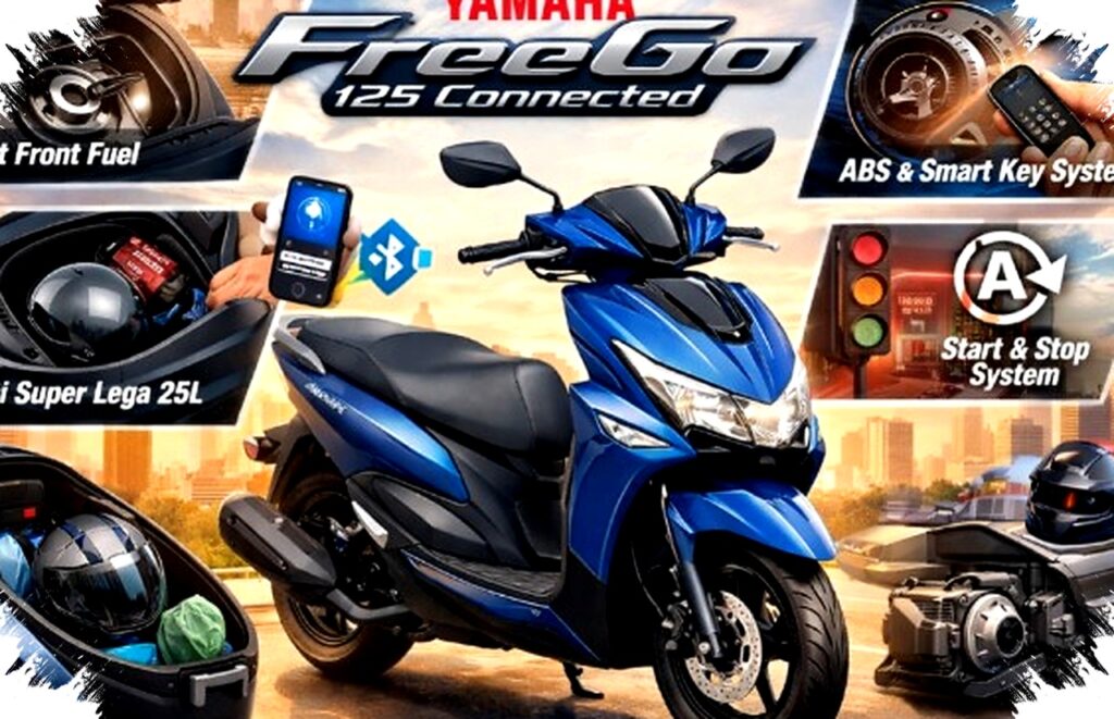 Yamaha FreeGo 125 Connected, Bagasi 25 Liter dan Fitur Canggih di Harga Rp24 Jutaan