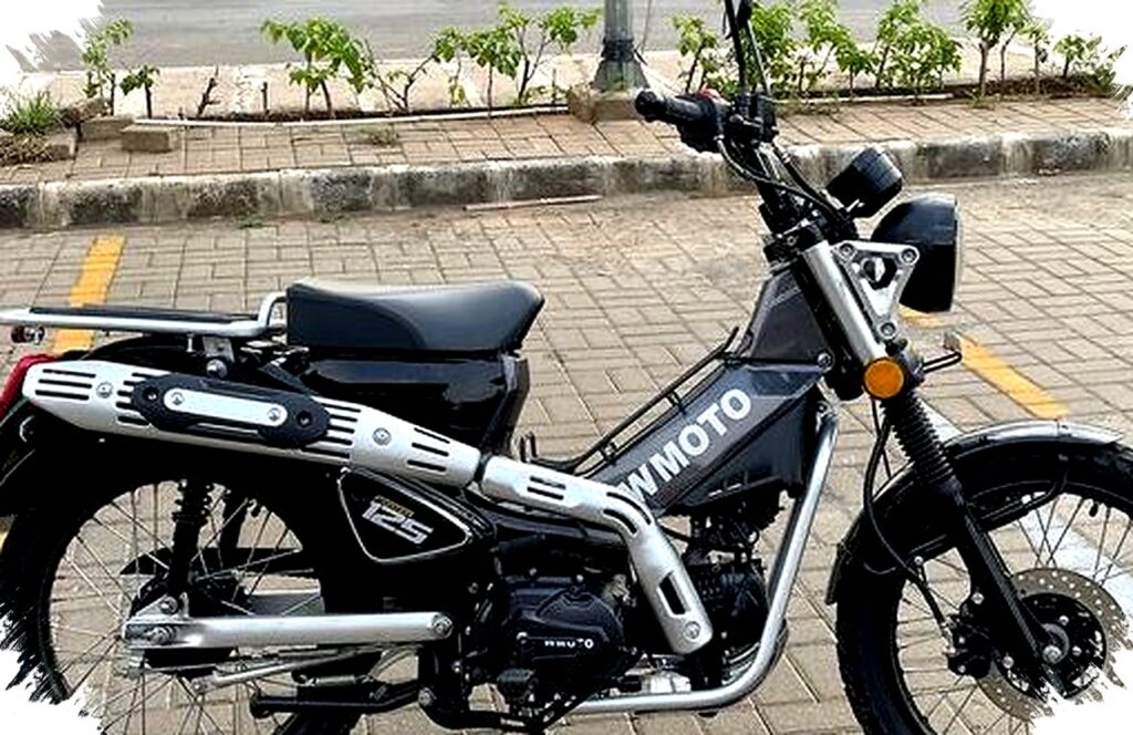 Motor Bebek Klasik Modern Rp23 Jutaan, W Moto Porter 125 Hadir dengan Suspensi Empuk dan Desain Retro