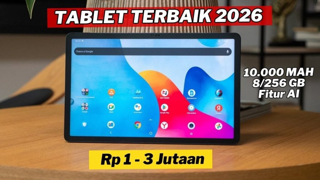 8 Tablet 5G Baterai Jumbo di 2026, Solusi Mobilitas Tinggi Tanpa Khawatir Kehabisan Daya