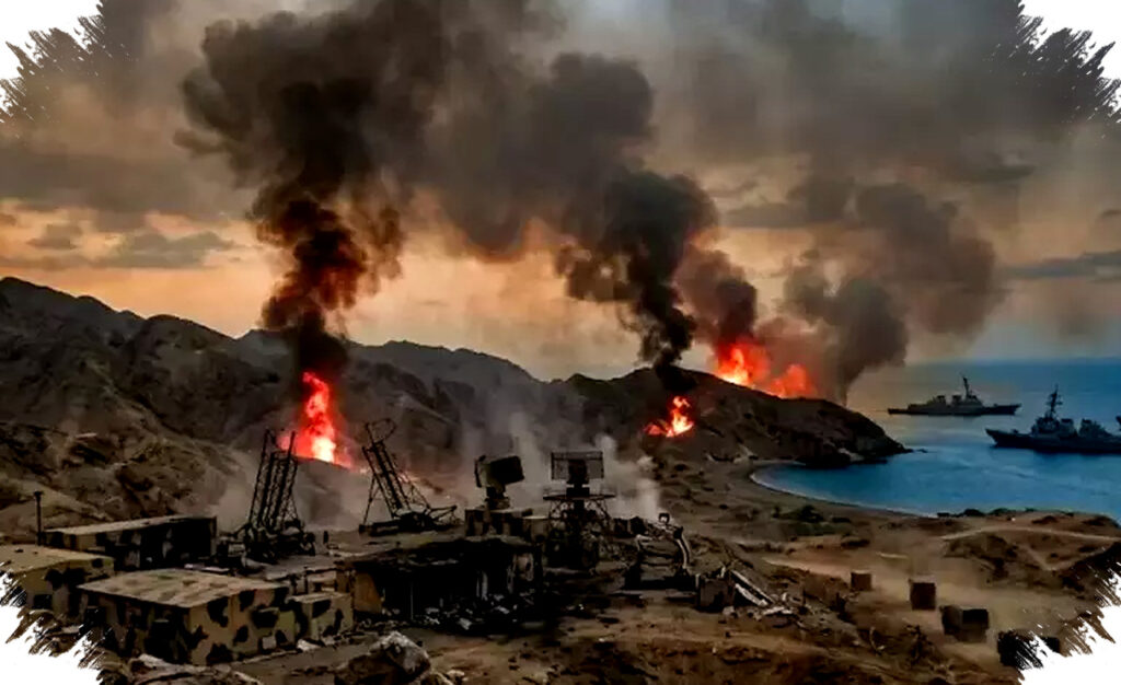 AS Serang Lokasi Rudal Iran di Dekat Selat Hormuz dengan Bom Berat Membahayakan