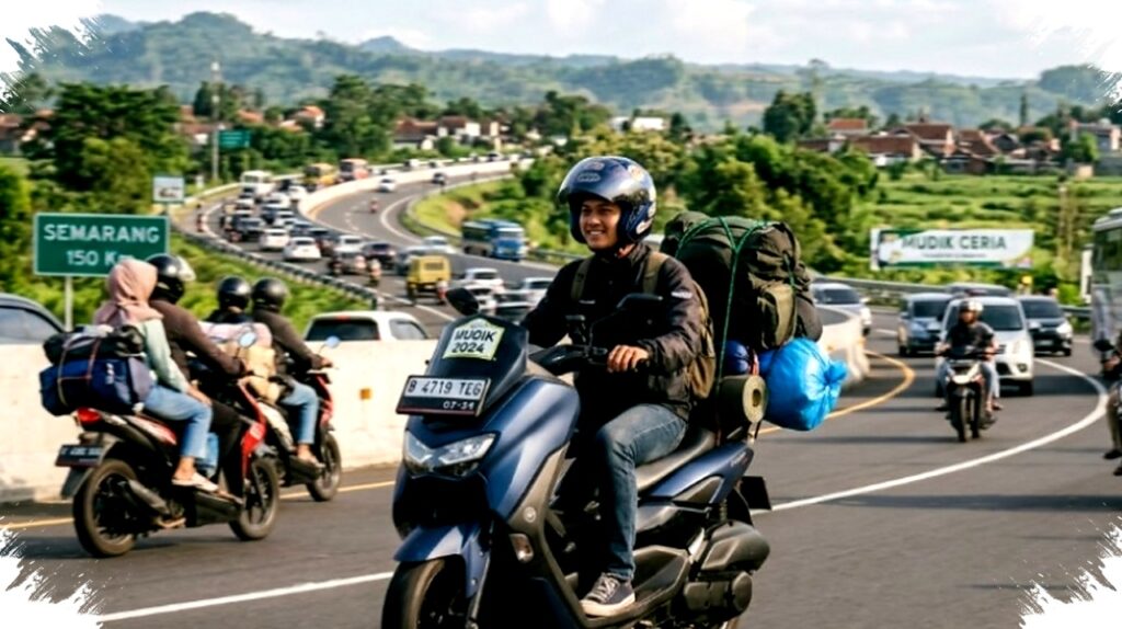 Mudik Naik Motor Matic Jangan Dipaksa, Idealnya Istirahat Tiap 2-3 Jam!
