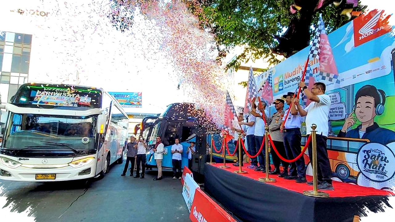 AHM Berangkatkan 2.521 Pemudik Honda, 1.116 Motor Lebih Dulu Menyusul ke Kampung