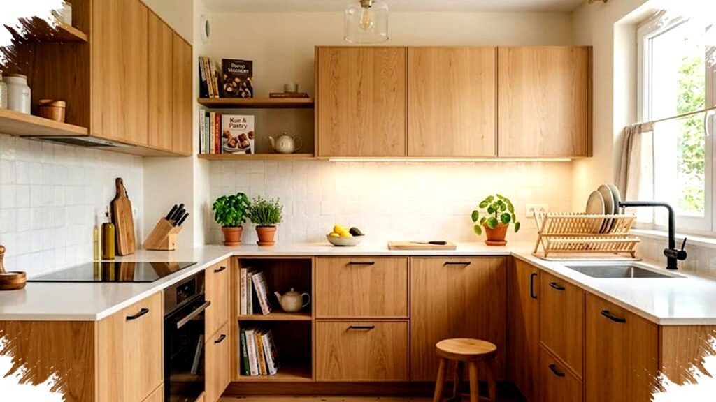 7 Model Dapur Kayu Minimalis Menghadirkan Kehangatan Alami, Hadapi Kontras Modern vs Tradisional!