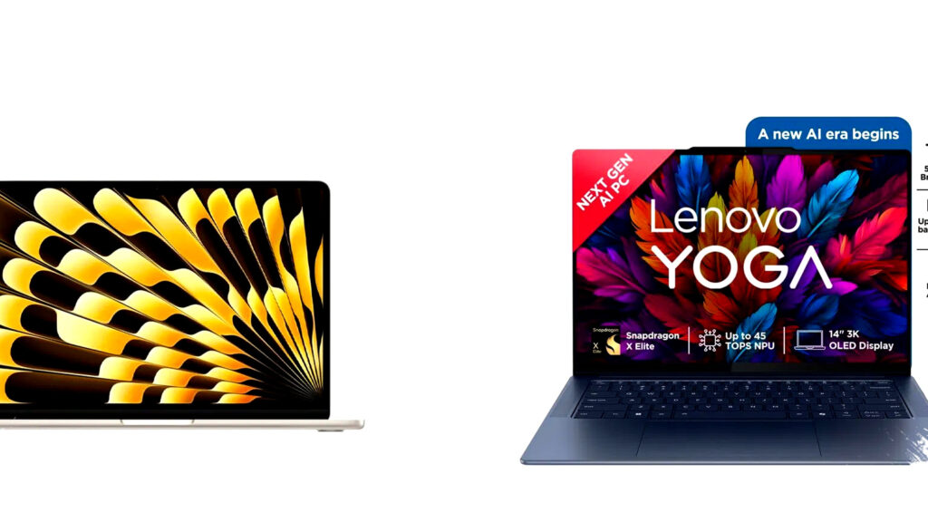 Lenovo Yoga Slim 7 Tantang MacBook M5 Air, RAM 32GB atau Ekosistem yang Menang?