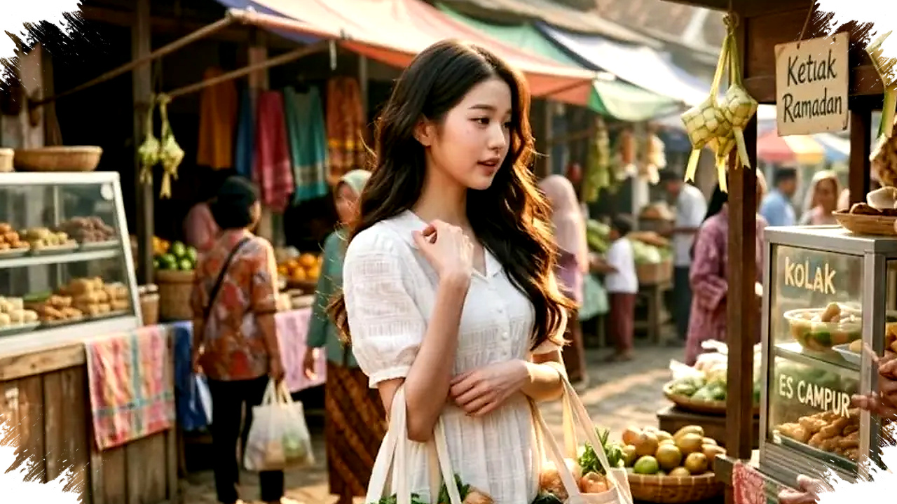 Rahasia Prompt Gemini AI Mengubah Foto Ngabuburit di Pasar Tradisional, Estetik Vintage yang Menghidupkan Cerita Ramadan