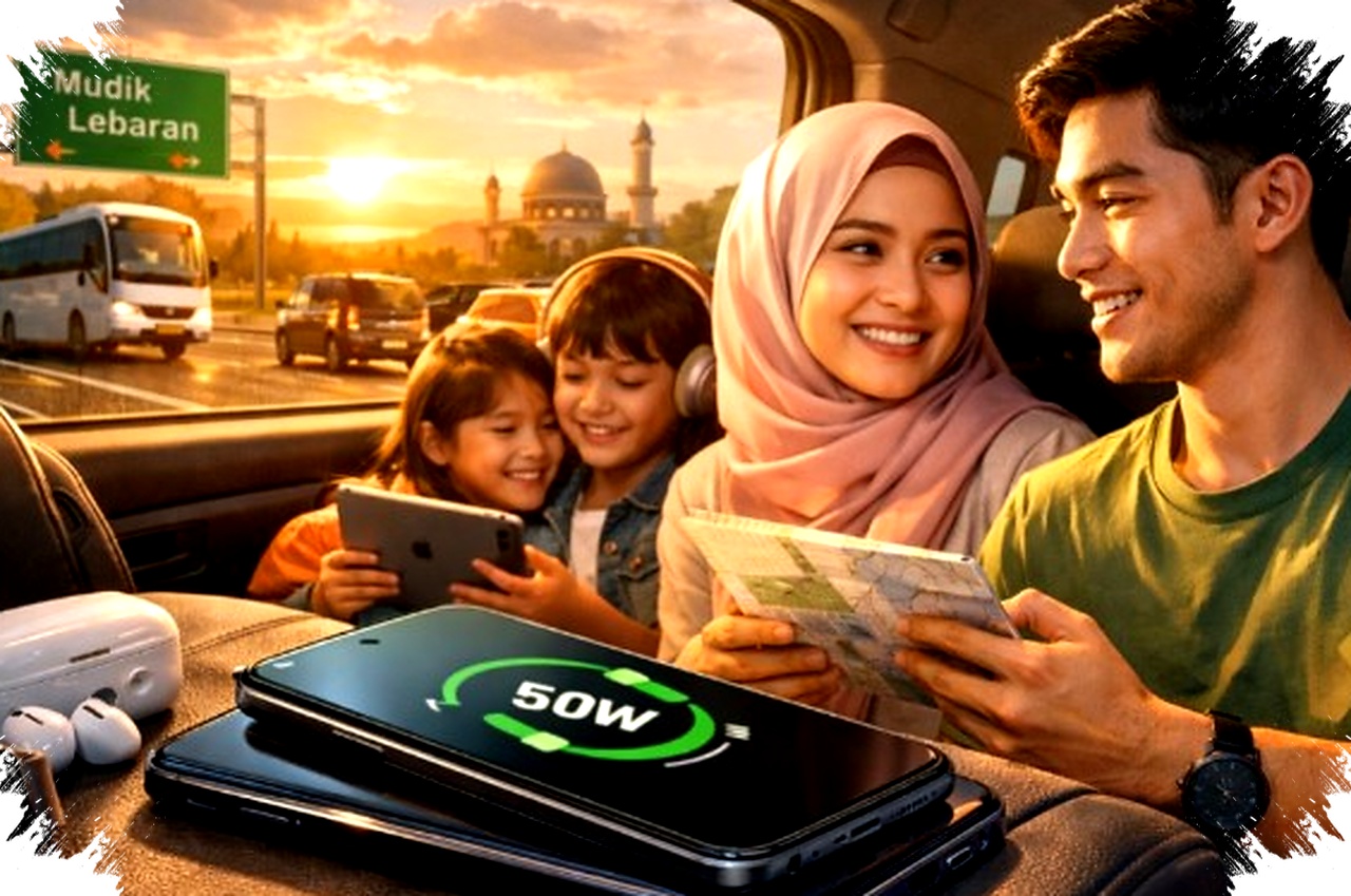 HP Bisa Jadi Powerbank Saat Mudik, Wireless Reverse Charging 50W Selamatkan Baterai Perjalanan Anda
