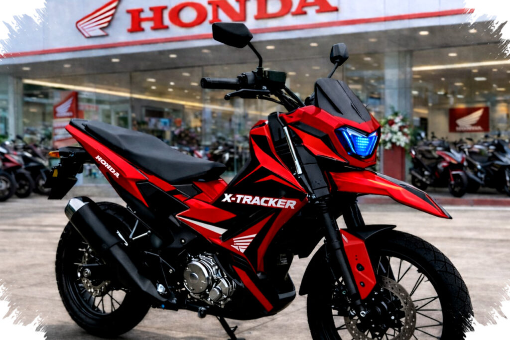 Honda X-Tracker 2026 Hadir Dengan Harga Terjangkau, Motor Bebek Trail Irit dan Tangguh Melibas Medan Berat