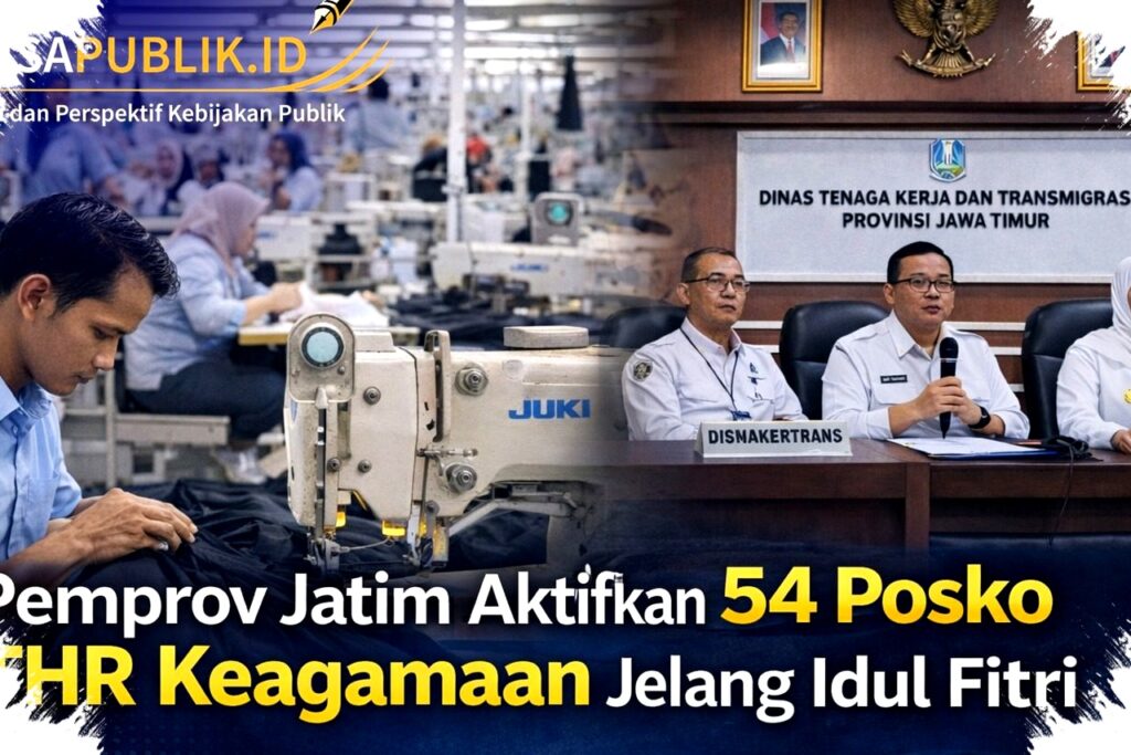 Gubernur Khofifah Aktifkan 54 Posko THR Keagamaan, Pastikan Hak Pekerja Terlindungi Menjelang Idul Fitri