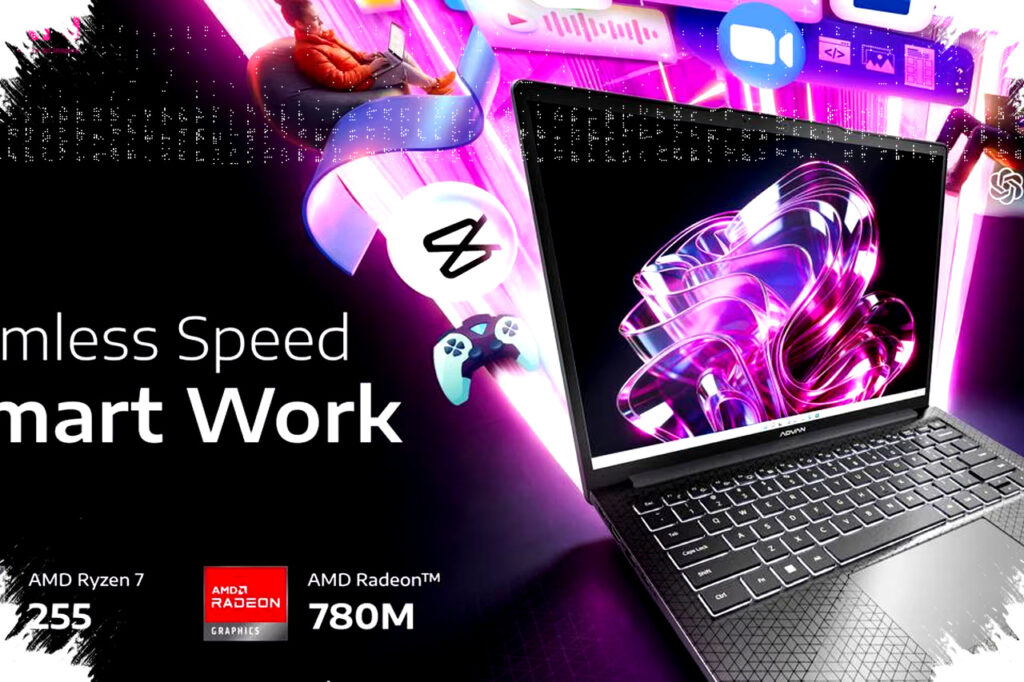 Advan Workplus AI Pakai Ryzen 7 255 Gaming, Tantang Laptop Kelas Menengah dengan Performa Super dan Harga Rp8,9 Jutaan