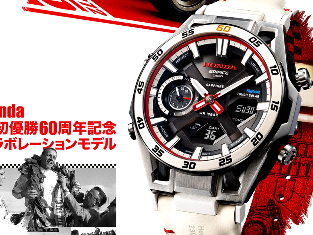 Casio Edifice x Honda Resmi Dirilis, Arloji Kolaborasi Legendaris Rayakan 60 Tahun Kemenangan F1