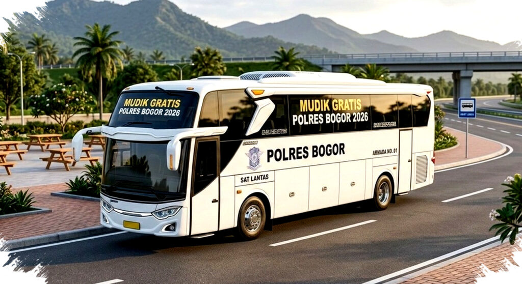Mudik Gratis Polres Bogor 2026 Dibuka 7-8 Maret, Kuota Terbatas Siap Mengamankan Perjalanan Pulang Kampung!