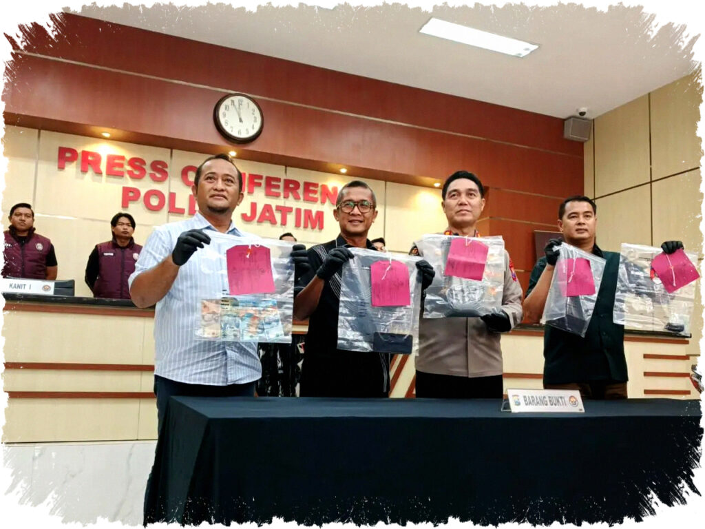 Polda Jatim Tangkap Dua Pelaku Peracik Mesiu Ilegal di Sidoarjo, Ancaman Ledakan Berbahaya di Tengah Bulan Ramadan
