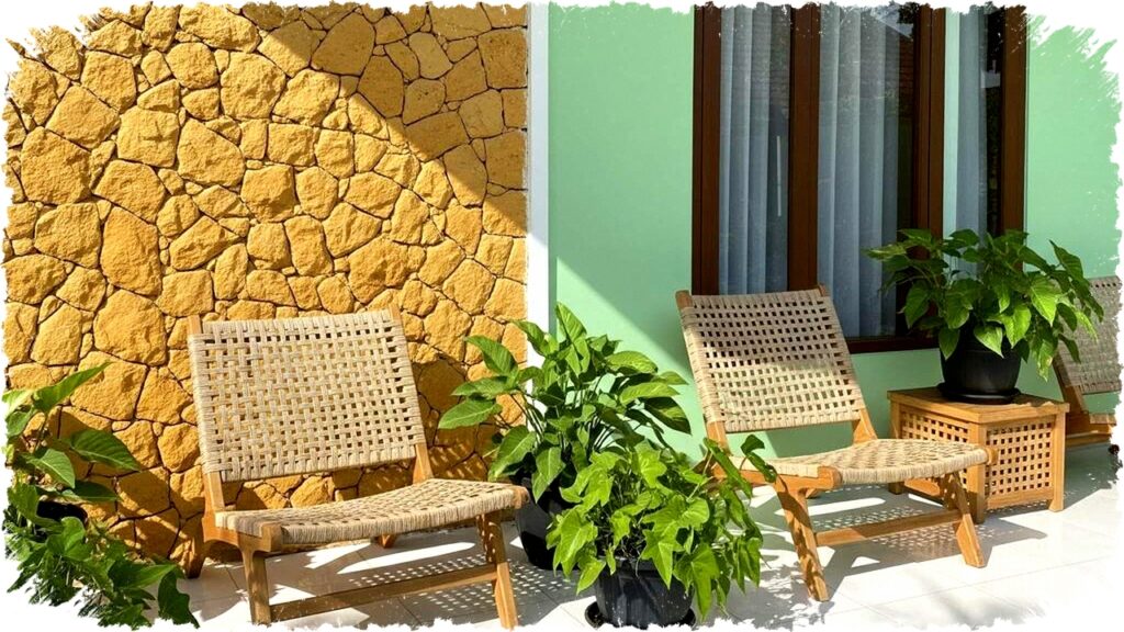 10 Model Teras Rumah Desa Modern dengan Sentuhan Cat dan Batu Alam Tinggal Terapkan, Hasilnya Mencengangkan!
