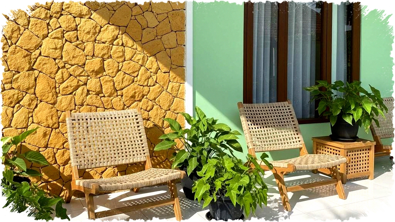 10 Model Teras Rumah Desa Modern dengan Sentuhan Cat dan Batu Alam Tinggal Terapkan, Hasilnya Mencengangkan!