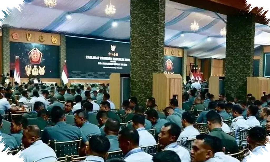 Prabowo Taklimat 1.500 Dansat TNI di Unhan, Pesan Strategis Menanti Puncak Apel