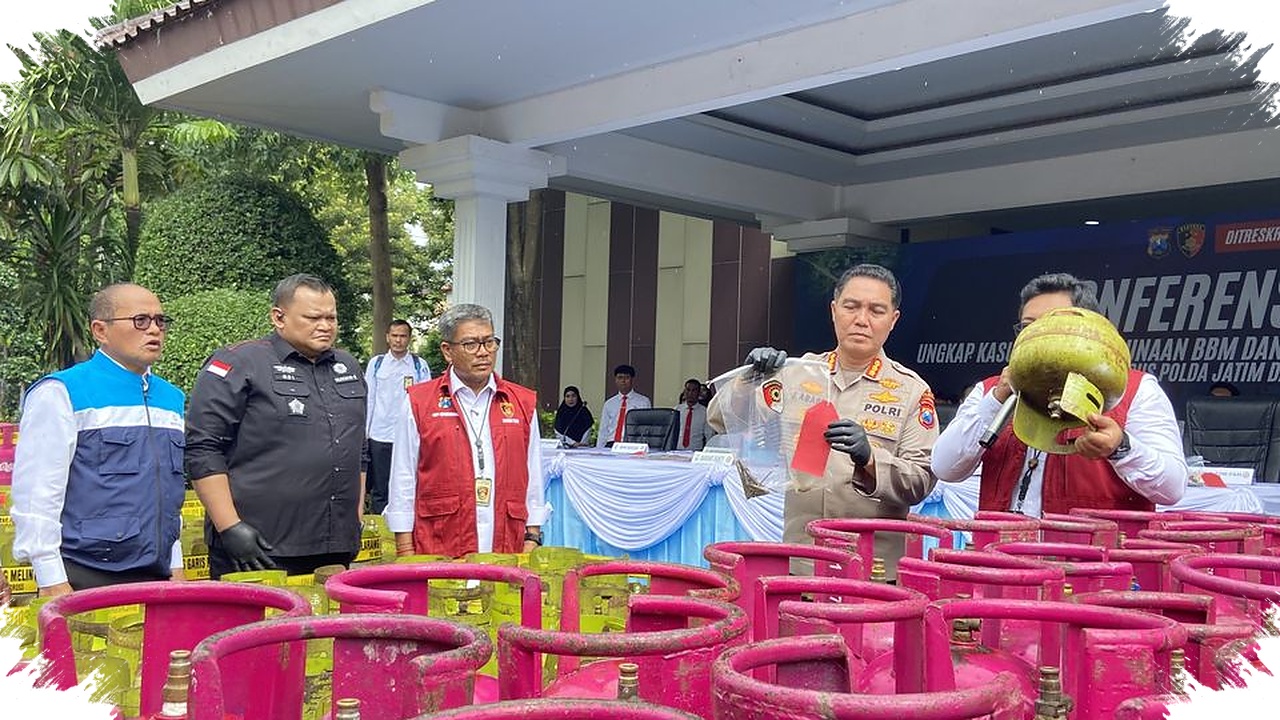 79 Tersangka LPG Dan BBM Subsidi Ditangkap Di Jatim, Negara Rugi Rp 7,5 Miliar