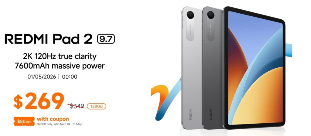 Xiaomi Rilis Redmi Pad 2 9.7, Layar Lebih Kecil Tapi 120 Hz dan Harga Mulai Rp 3,1 Juta