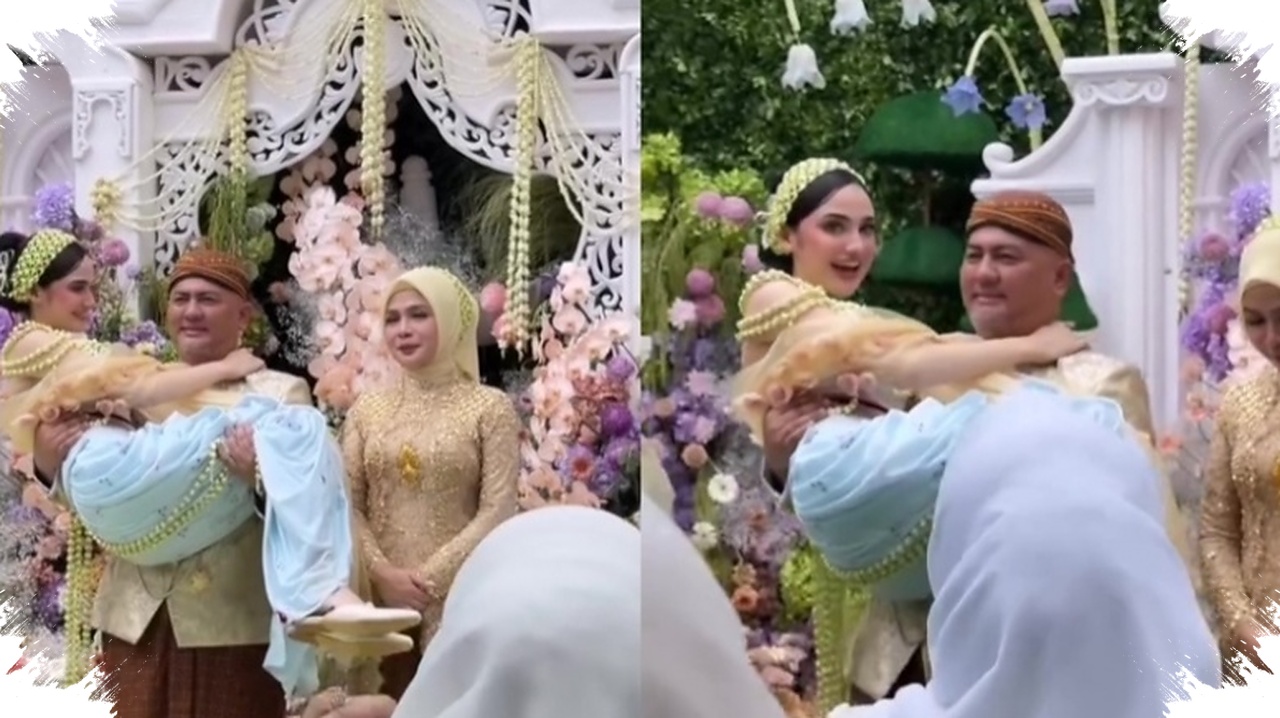 Ketulusan Ayah Sambung Syifa Hadju, Gendong di Siraman Meski Tak Jadi Wali Nikah