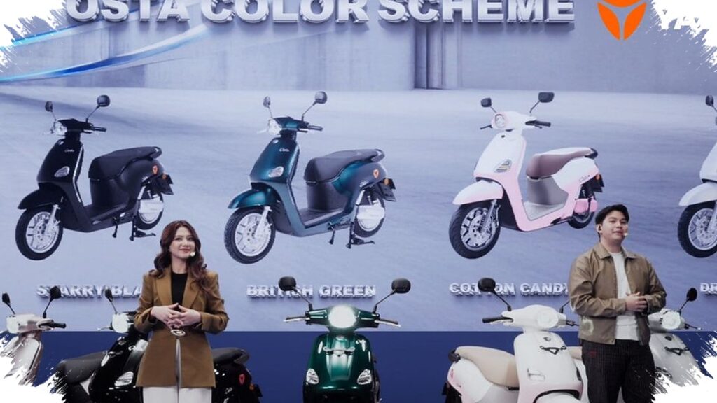 Yadea OSTA Resmi Hadir di Indonesia, Motor Listrik Pintar dengan Jarak Tempuh 150 Km