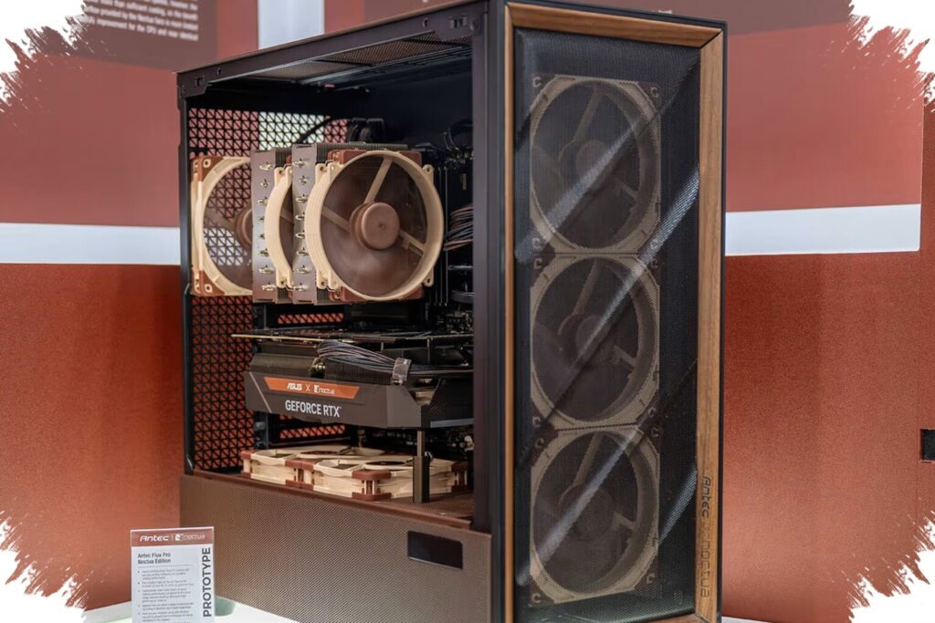 YouTuber Ini Pasang 15 Kipas Noctua Di Panel Samping PC, Suhu Turun Drastis Dari 86,3°C Ke 66,9°C