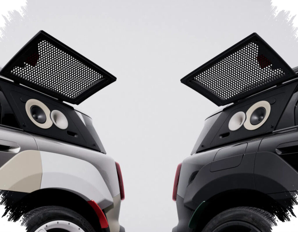 Mini Ubah Dua Countryman Jadi Boombox Berjalan, Demi Kultur Suara Yang Bising
