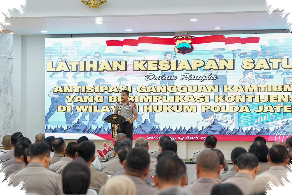 372 Polisi Jateng Ditempa Jelang May Day, Pengamanan Humanis Disiapkan dari Polda