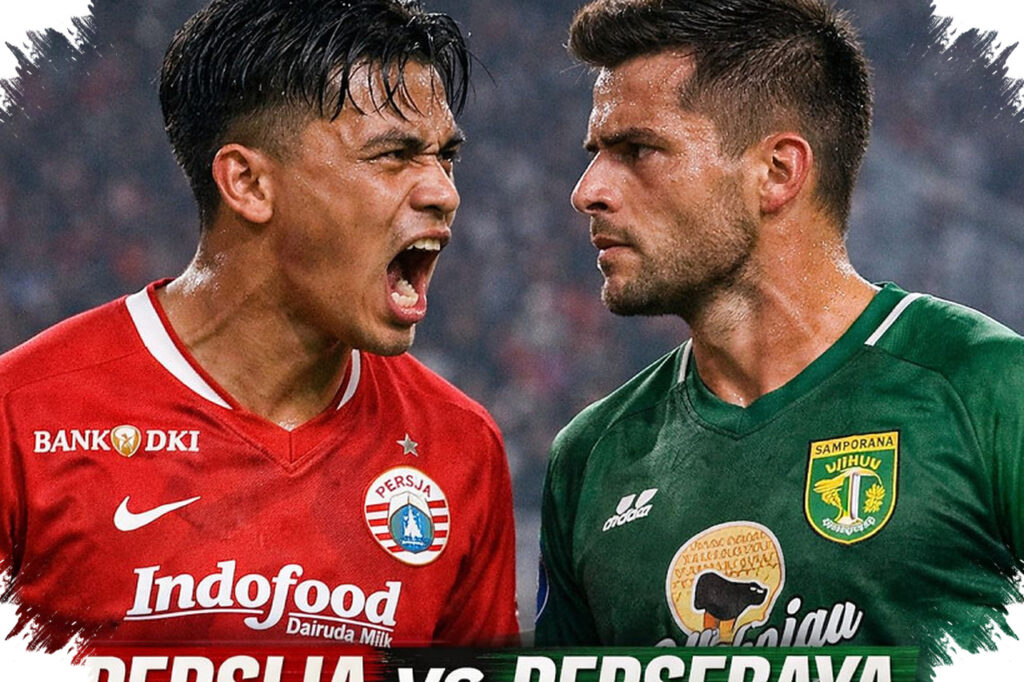 Persija Vs Persebaya Di SUGBK, Tekanan Macan Kemayoran Menjelang Laga Malam Ini