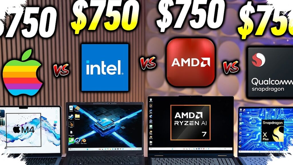 Adu Empat Laptop $750, M4 Unggul Tapi Snapdragon Dan Intel-AMD Masih Menggigit
