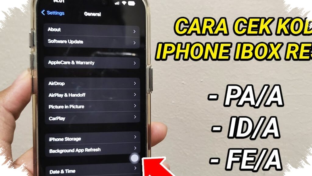 Kode iPhone iBox Bukan Sekadar PA/A dan ID/A, Begini Cara Ceknya Dalam Hitungan Detik