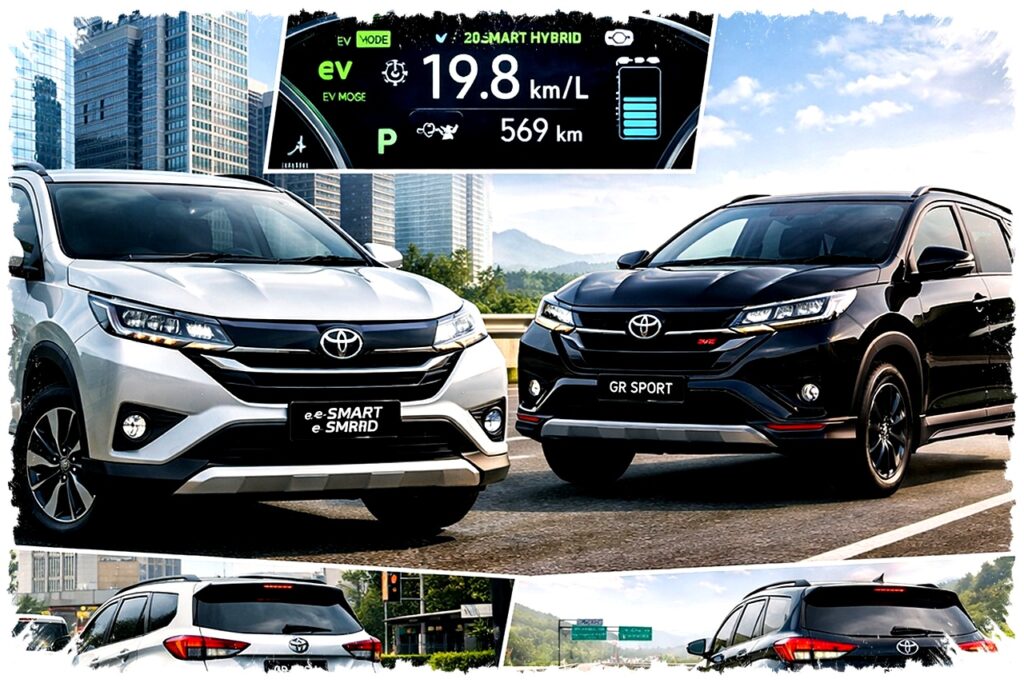 Toyota Rush 2026 e-Smart Hybrid, Dua Kali Lebih Irit Bensin di Macet Jakarta