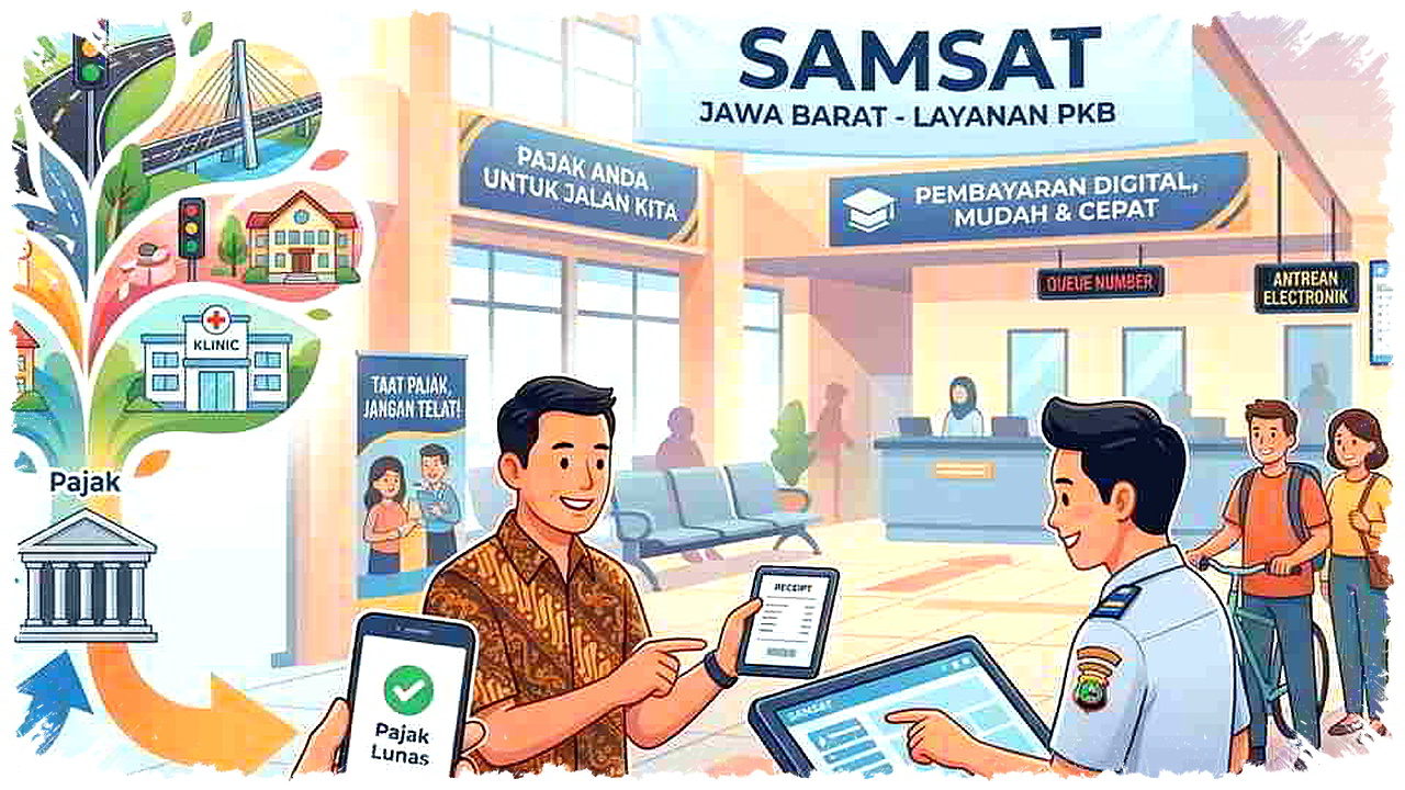 Bayar PKB Tahunan di Jabar Kini Lebih Mudah, Tak Perlu KTP Pemilik Pertama Lagi