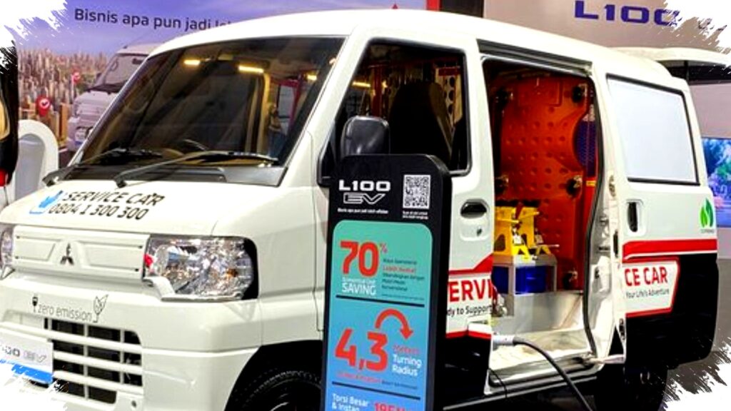 Mitsubishi Colt L100 EV Siap Ubah Logistik Kota, 180 Km dan Angkut 350 Kg Tanpa Emisi