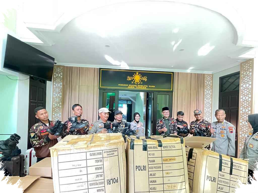 Polda Jateng Kirim 363 Sepatu PDL ke Banser, Tanda Dukungan Nyata untuk Tugas Lapangan