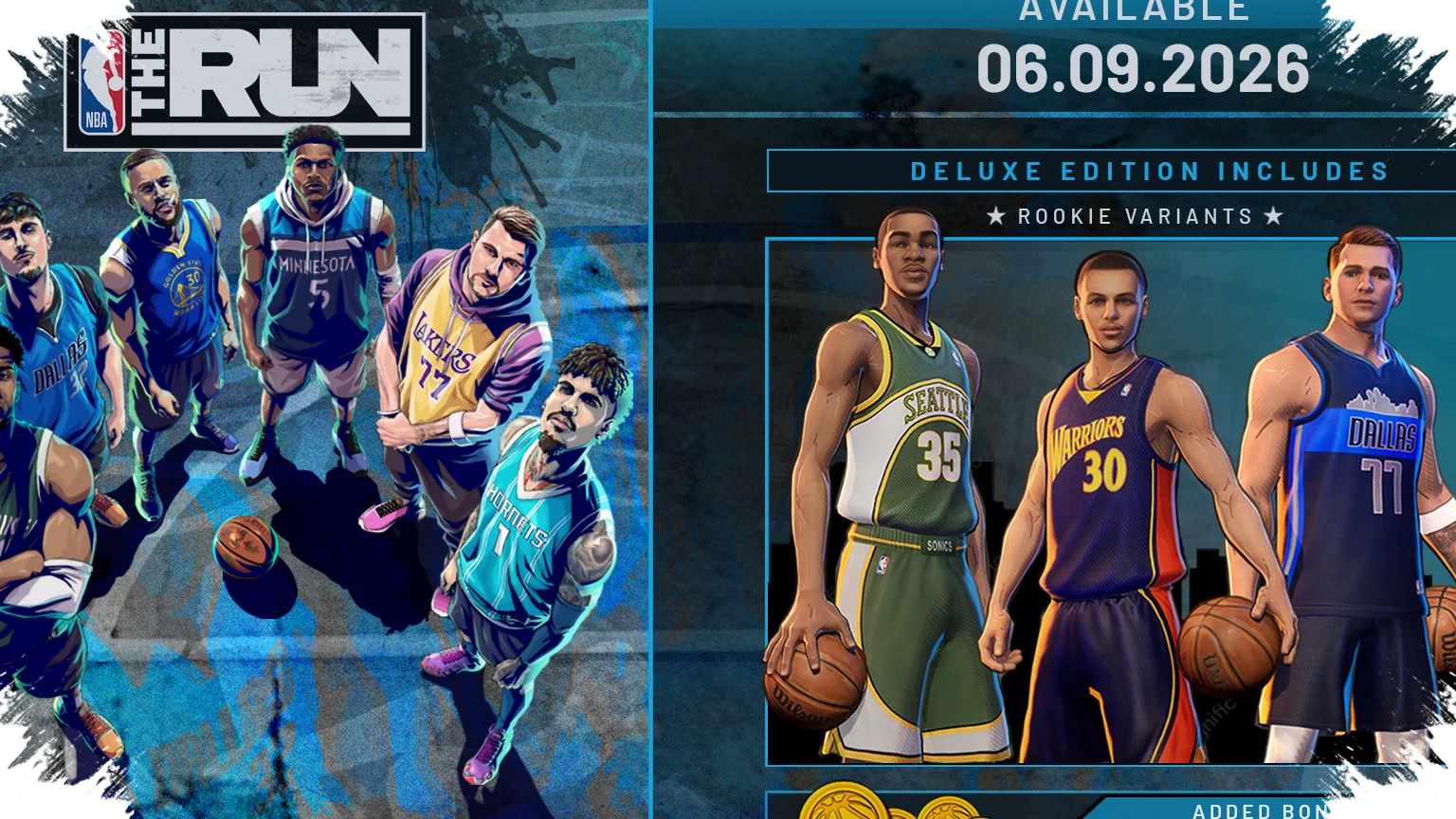 NBA The Run Siap Rilis 9 Juni, Luka, Curry, dan Durant Versi Rookie Jadi Bonus Deluxe