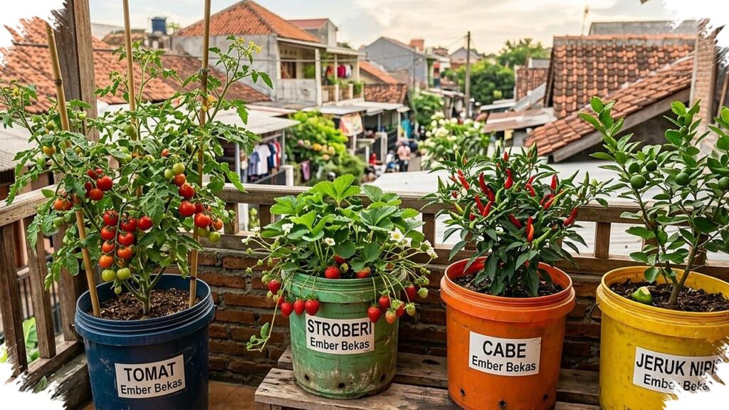 Rumah Sempit Tetap Bisa Panen Buah, 9 Tanaman Ini Ternyata Cocok Ditanam di Ember