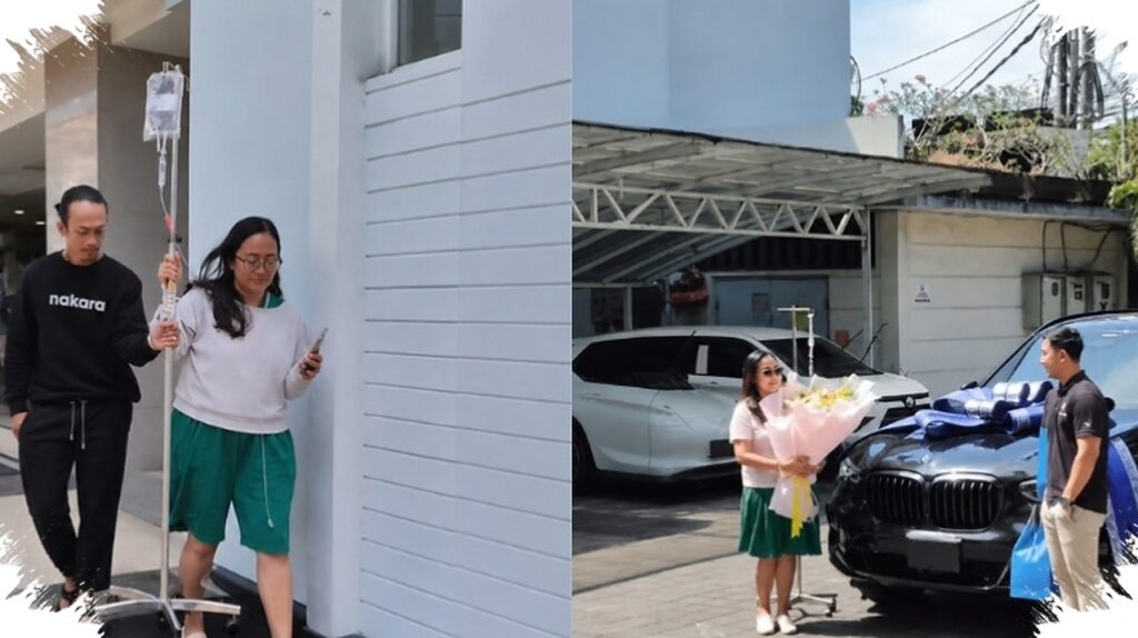 Istri Diinfus Dapat BMW Rp2,2 Miliar, Hadiah Untuk Pusing Dan Lelah