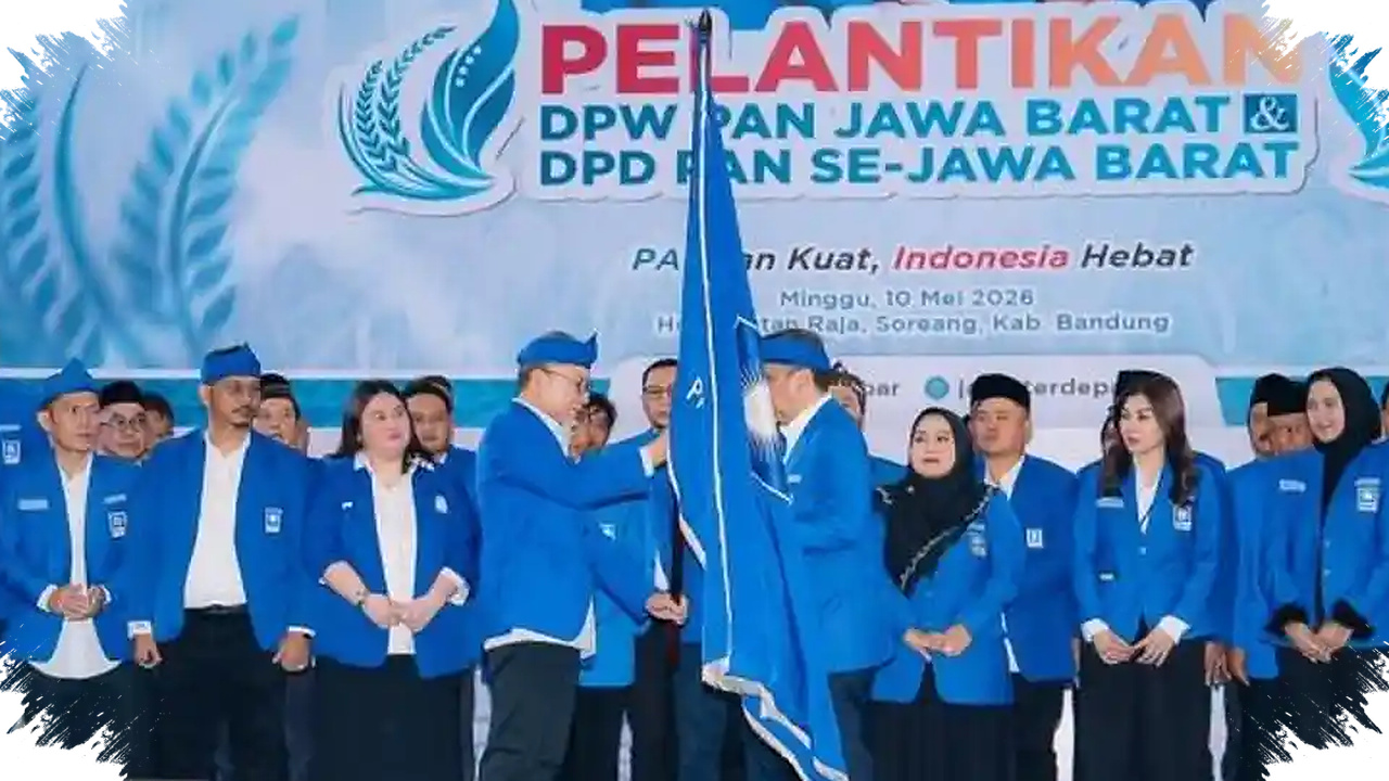 Zulkifli Hasan Dan Dedi Mulyadi Hadiri Pelantikan PAN Jabar, Pesan Konsolidasi Menguat di Bandung